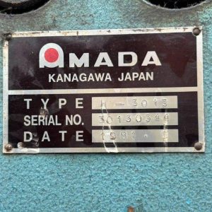 MÁY Cắt AMADA H-3013 30130344 1981