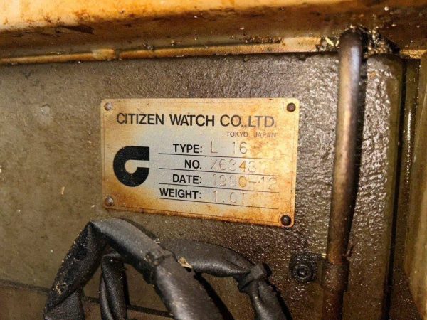 Máy tiện NC Citizen L-16