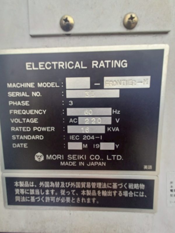 Máy Phay CNC Mori Seiki FRONTIER-M - Hình ảnh 2