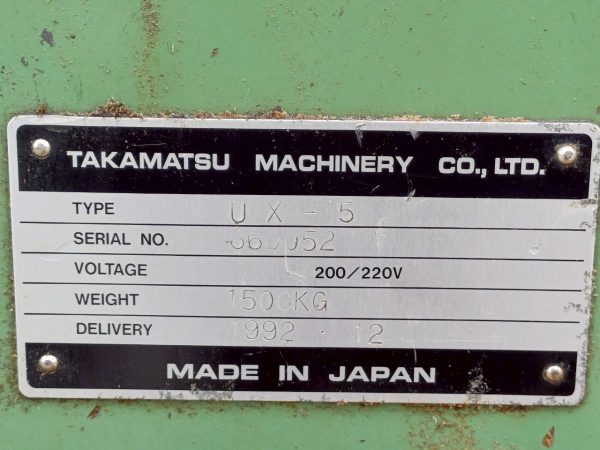 Takamatsu UX-5 CNC Lathe Machine - Image 2