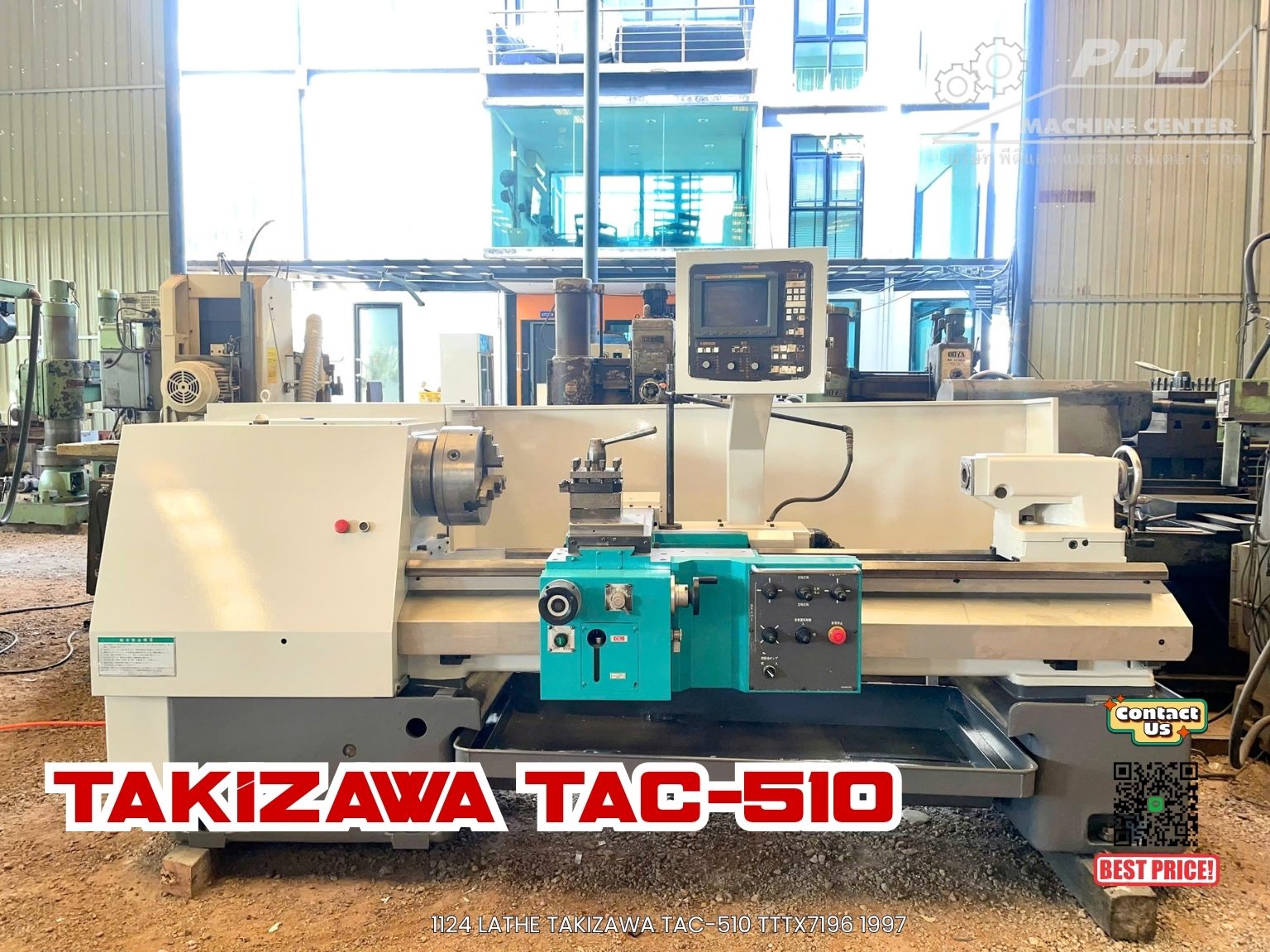 1124 Lathe Takizawa TAC-510 TTTX7196