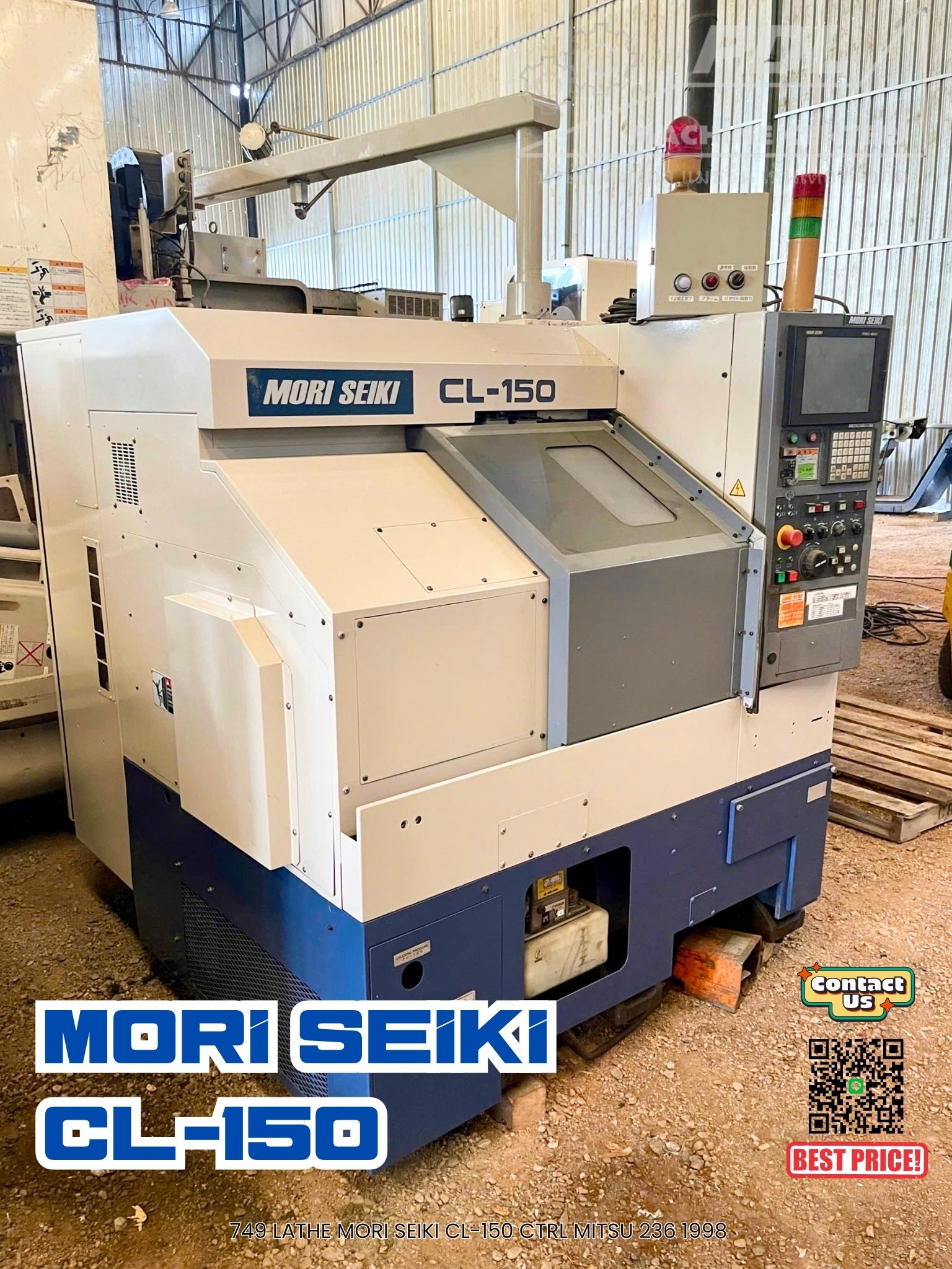 749 Lathe Mori Seiki CL-150 236 1998