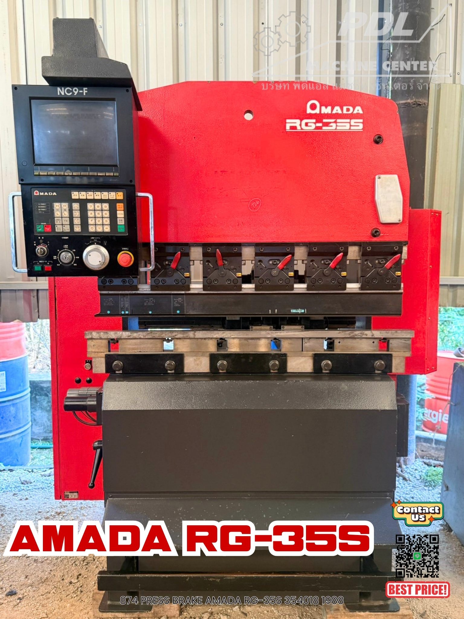 874 Press Brake Amada RG-35S