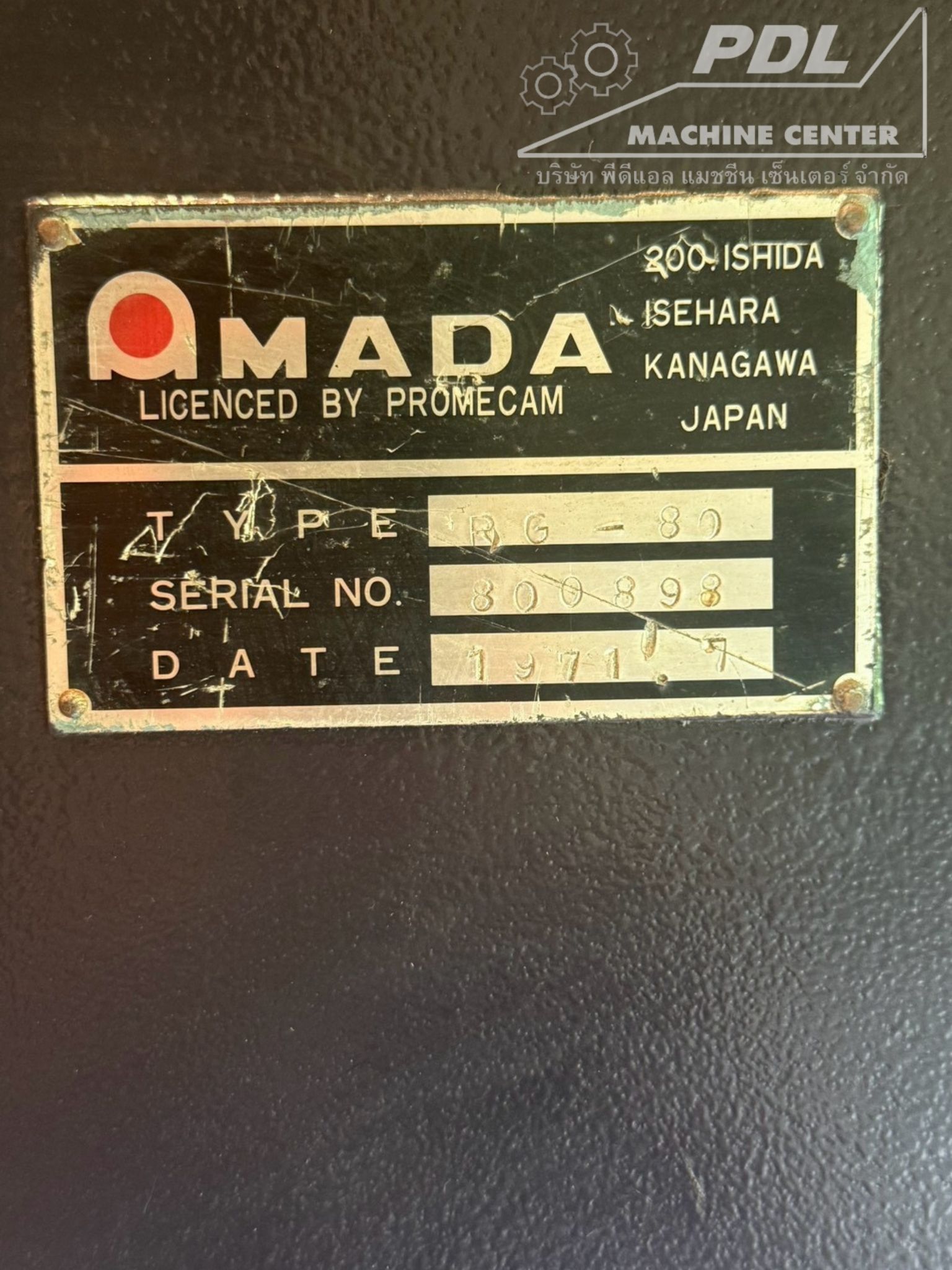 1143 Press Brake Amada RG-80 - Image 6